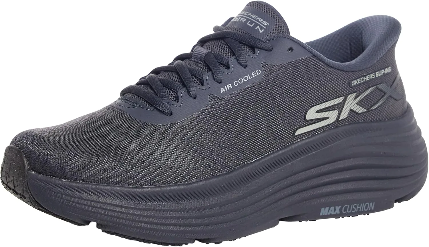 Мужские кроссовки Skechers Endeavour Exciton с максимальной амортизацией, черный/темно-синий