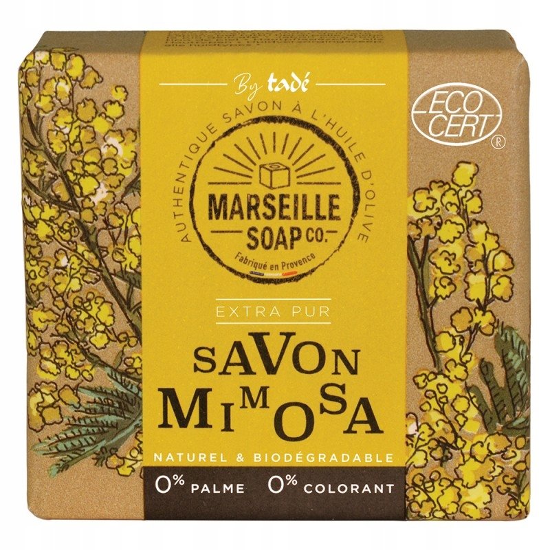 

Марсельское мыло Мимоза Extra Pur Cosmos Natural сертификат 100г Tade