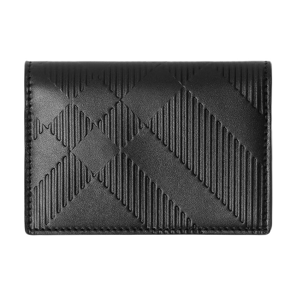 Burberry Кардхолдер из телячьей кожи Unisex Black — фото 2