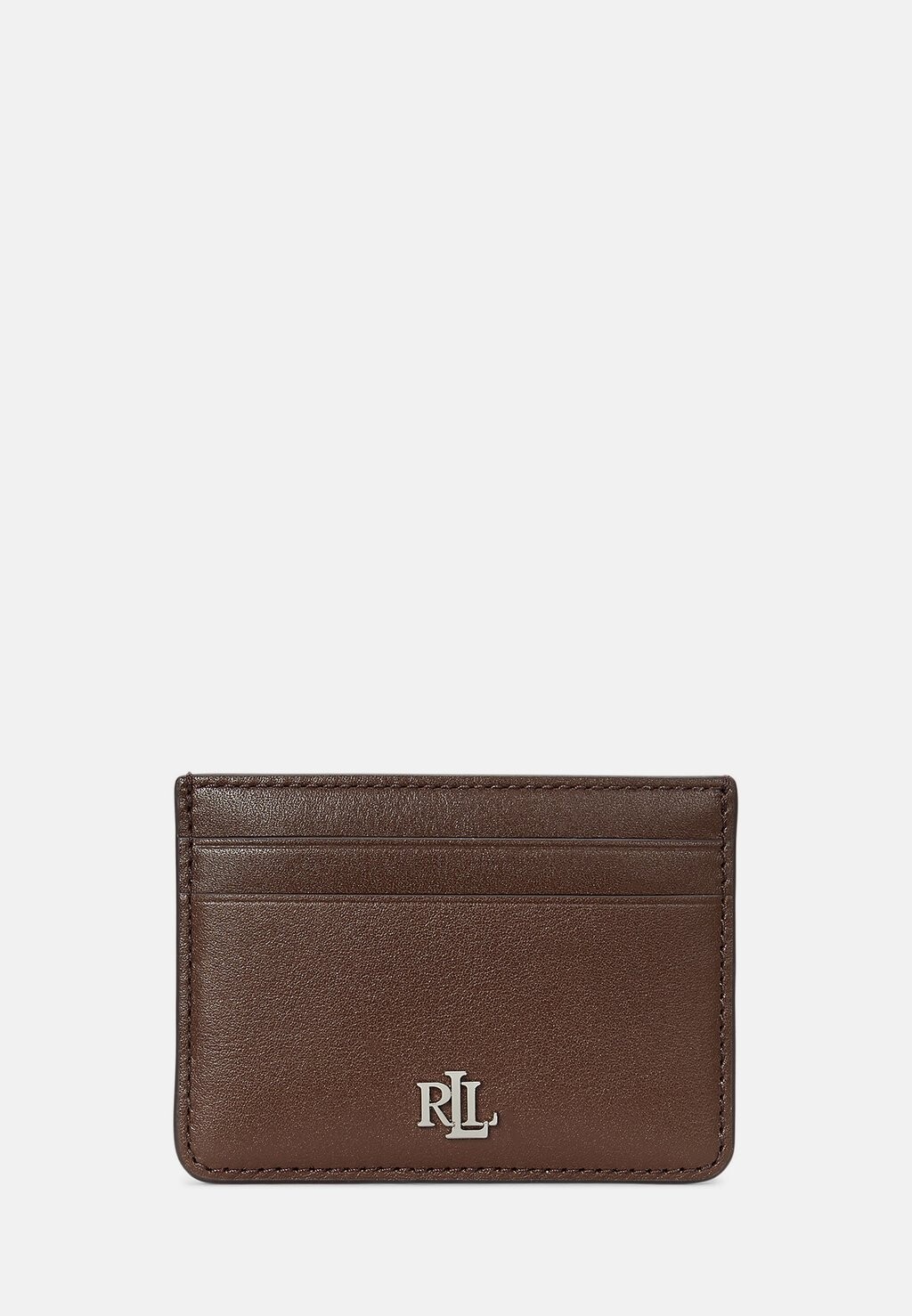 

Кошелек LEATHER CARD CASE Lauren Ralph Lauren, темно-коричневый