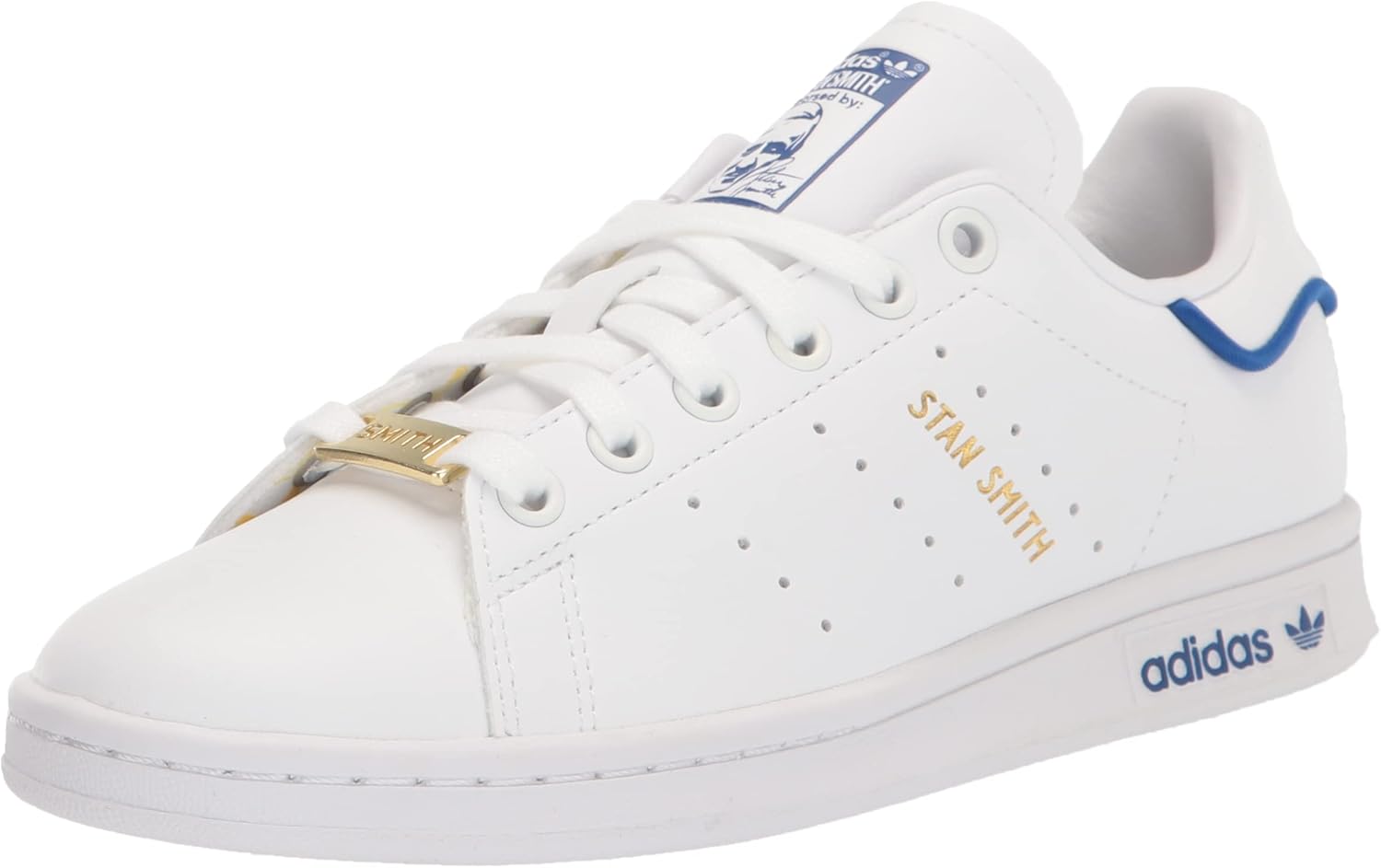 

Мужские кроссовки Adidas Originals Stan Smith, белый/синий/желтый/темно-синий