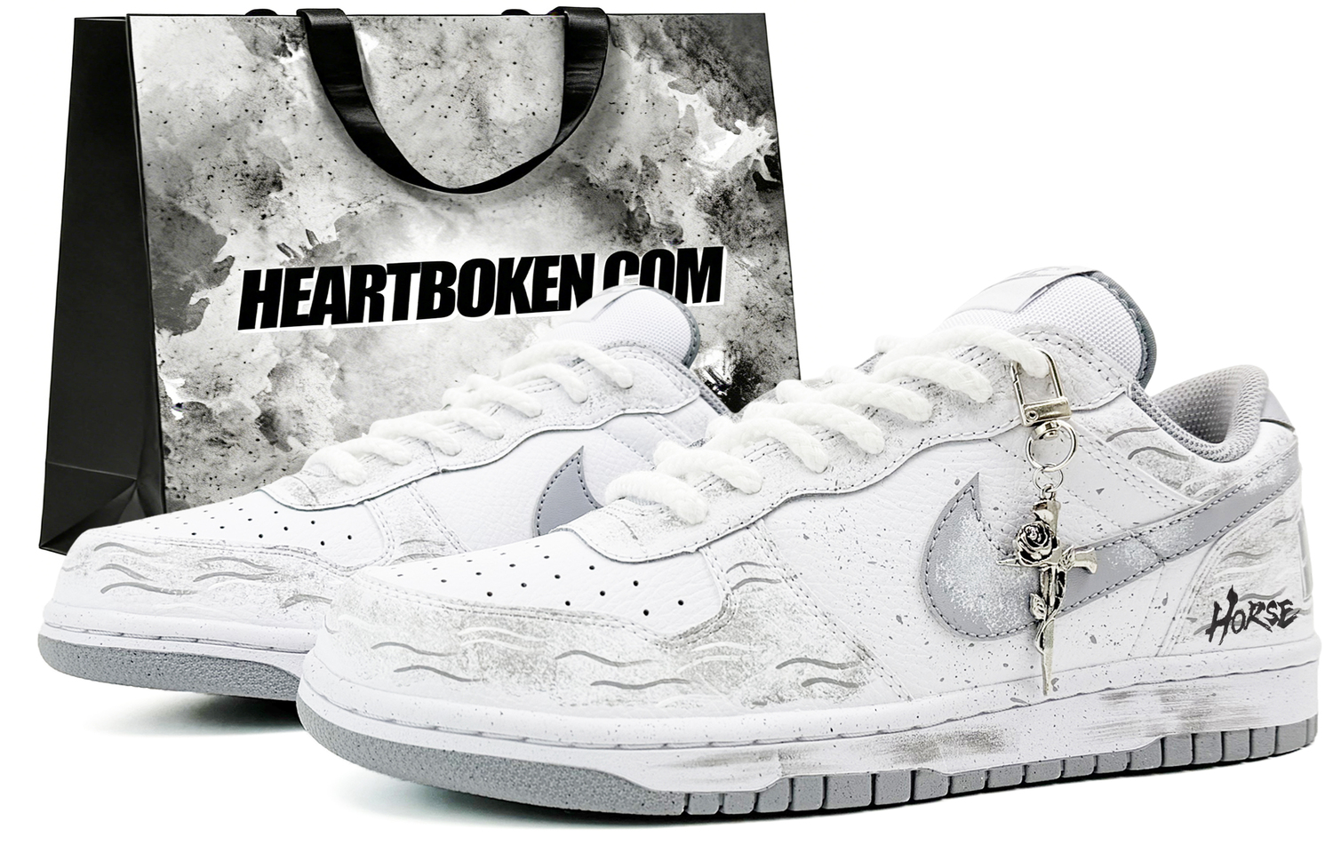 

Большой Suixin, Floating Light, специальная сумка для покупок, покрытие, противоскользящий и износостойкий низкий верх Nike, белый