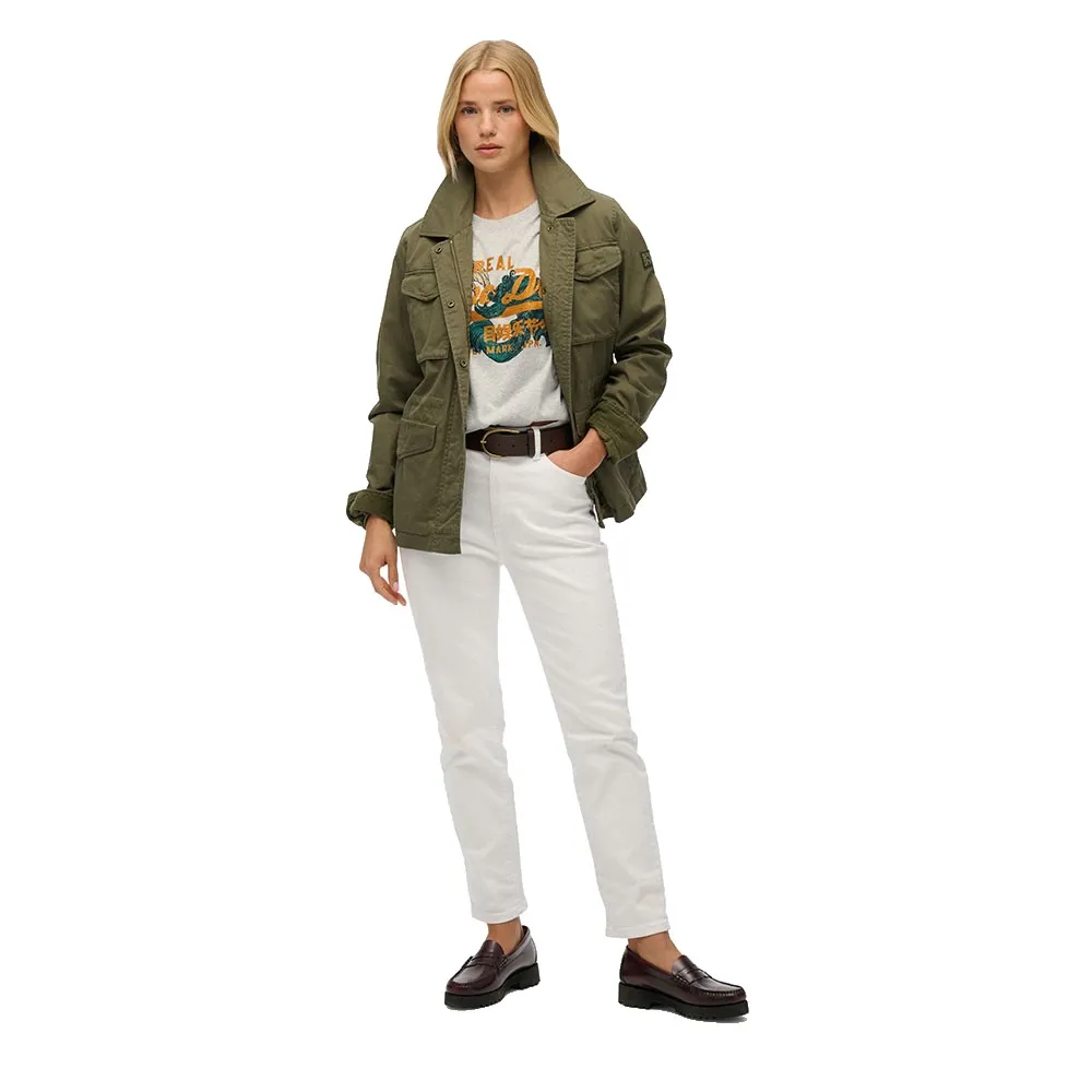Футболка с коротким рукавом Superdry Tokyo Vl Relaxed Fit, серый — фото 4