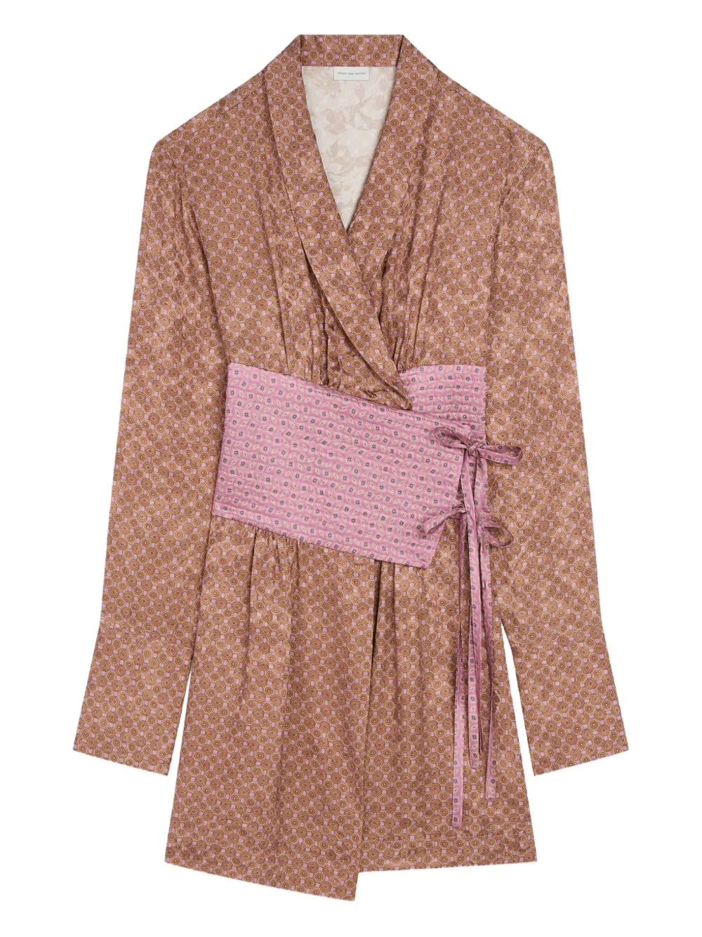 

Жаккардовый топ Dries Van Noten, розовый