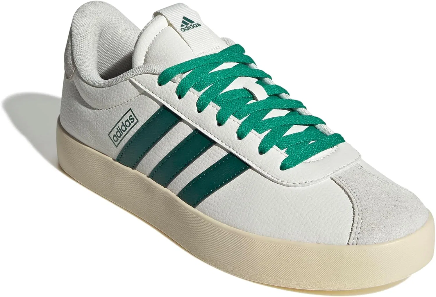 Кроссовки мужские adidas, цвет White/Collegiate Green/Court Green — фото 4