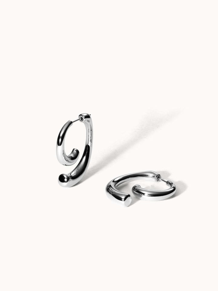 

PURELEI Спиральные серьги из серебра