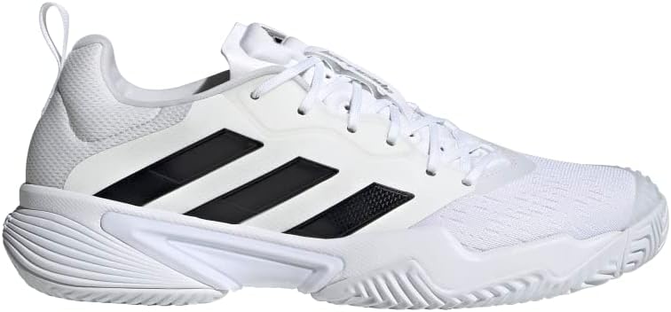 Мужские теннисные кроссовки Adidas Barricade Clay, белый/черный — фото 2