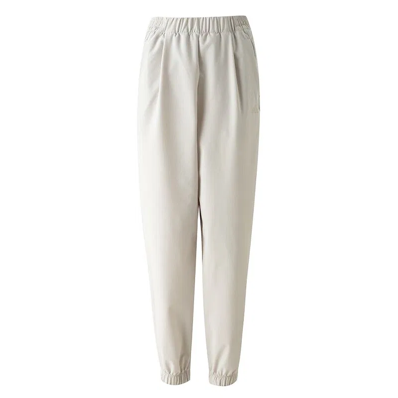 Брюки для бега женские White Moderate Adidas