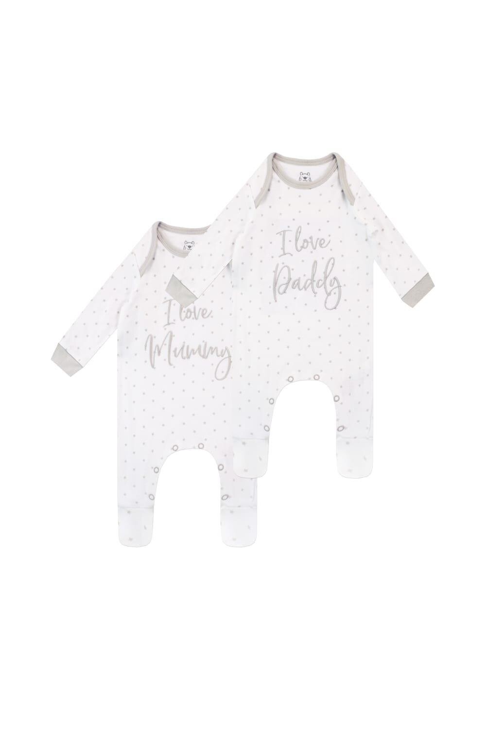 

Комплект пижам Baby I Love Mummy And Daddy, 2 шт. Harry Bear, белый