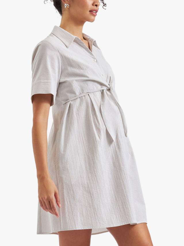 

Платье для беременных с завязками bronte Ripe, цвет White/Grey