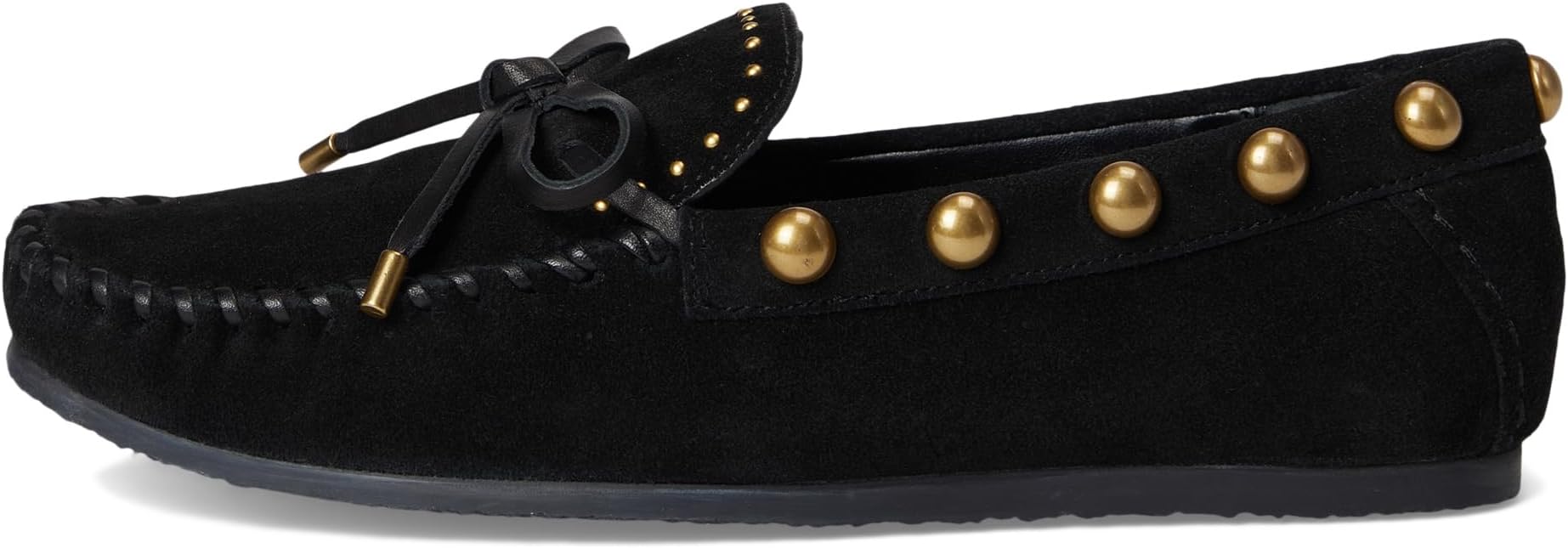 Лоферы Vince Camuto Women's Sennett Studded Mocassin, Black — фото 4