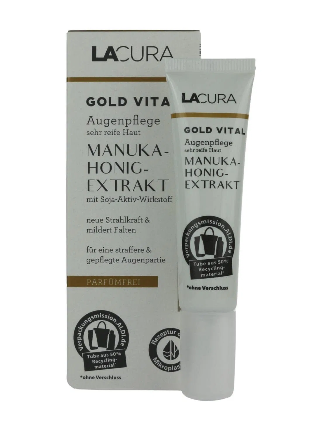 Крем для век «Gold Vital» с экстрактом меда манука от Lacura, 15 мл Lacura — фото 2