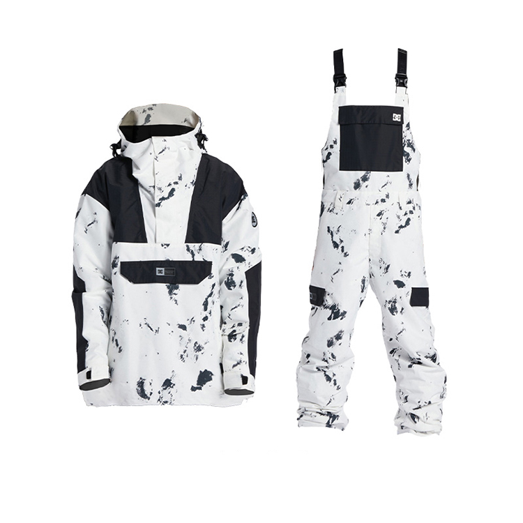 

Спортивный костюм для лыж Unisex, прямой крой DC Shoes, белый camouflage clothing sets