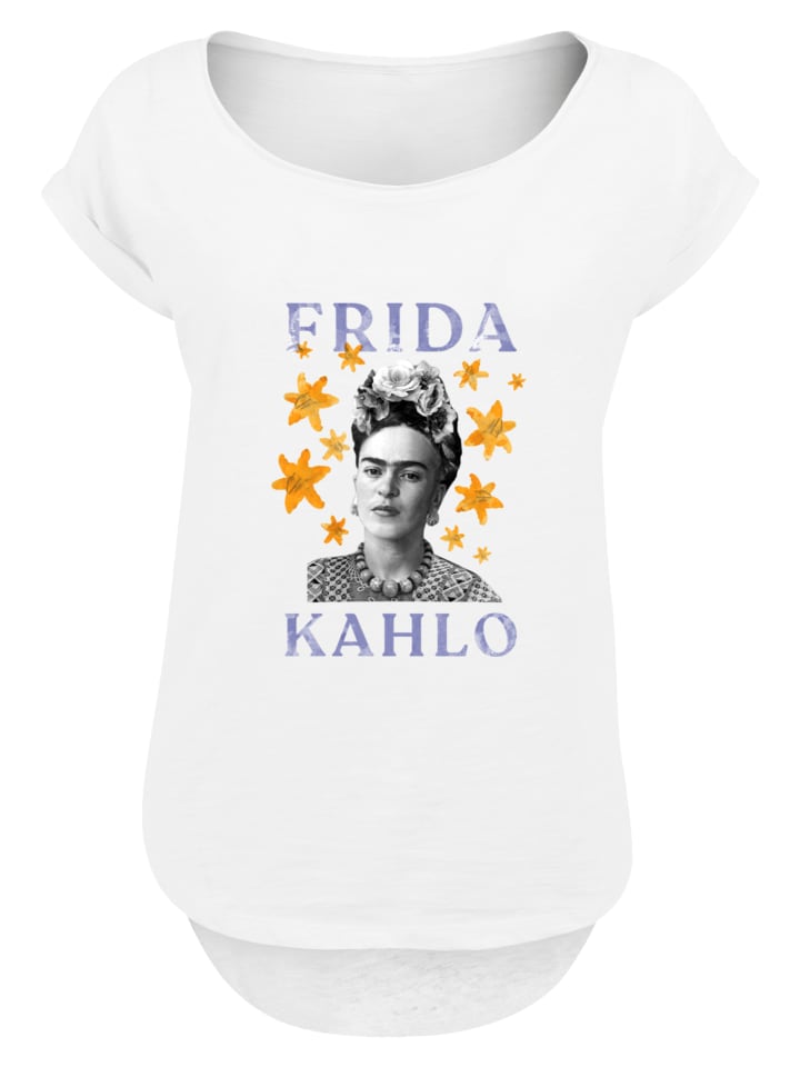 

Удлиненная футболка с рисунком звезды Фриды Кало белого цвета F4NT4STIC, Белый, Удлиненная футболка с рисунком звезды Фриды Кало белого цвета F4NT4STIC