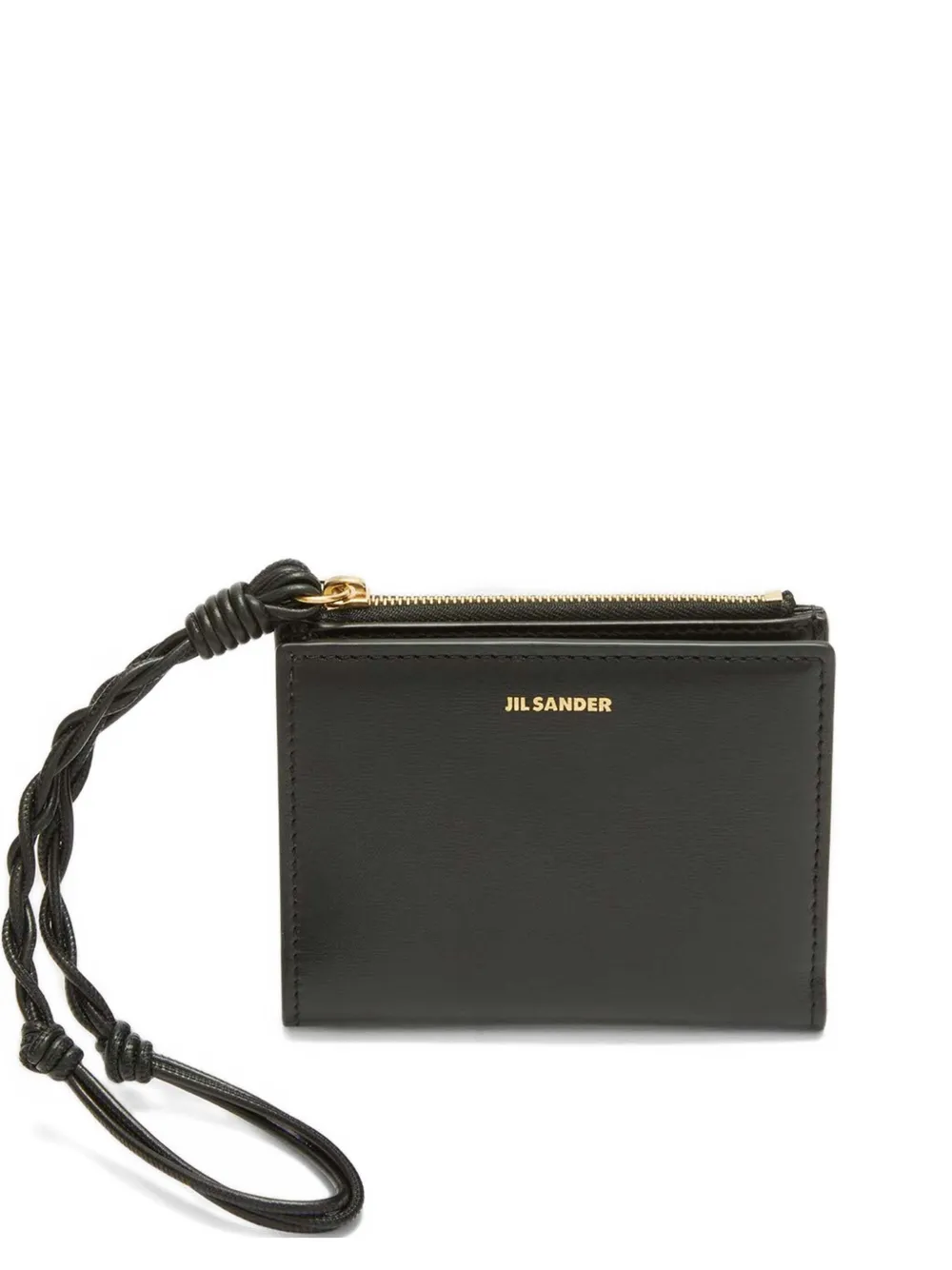 

Кошелек с логотипом JIL SANDER, черный
