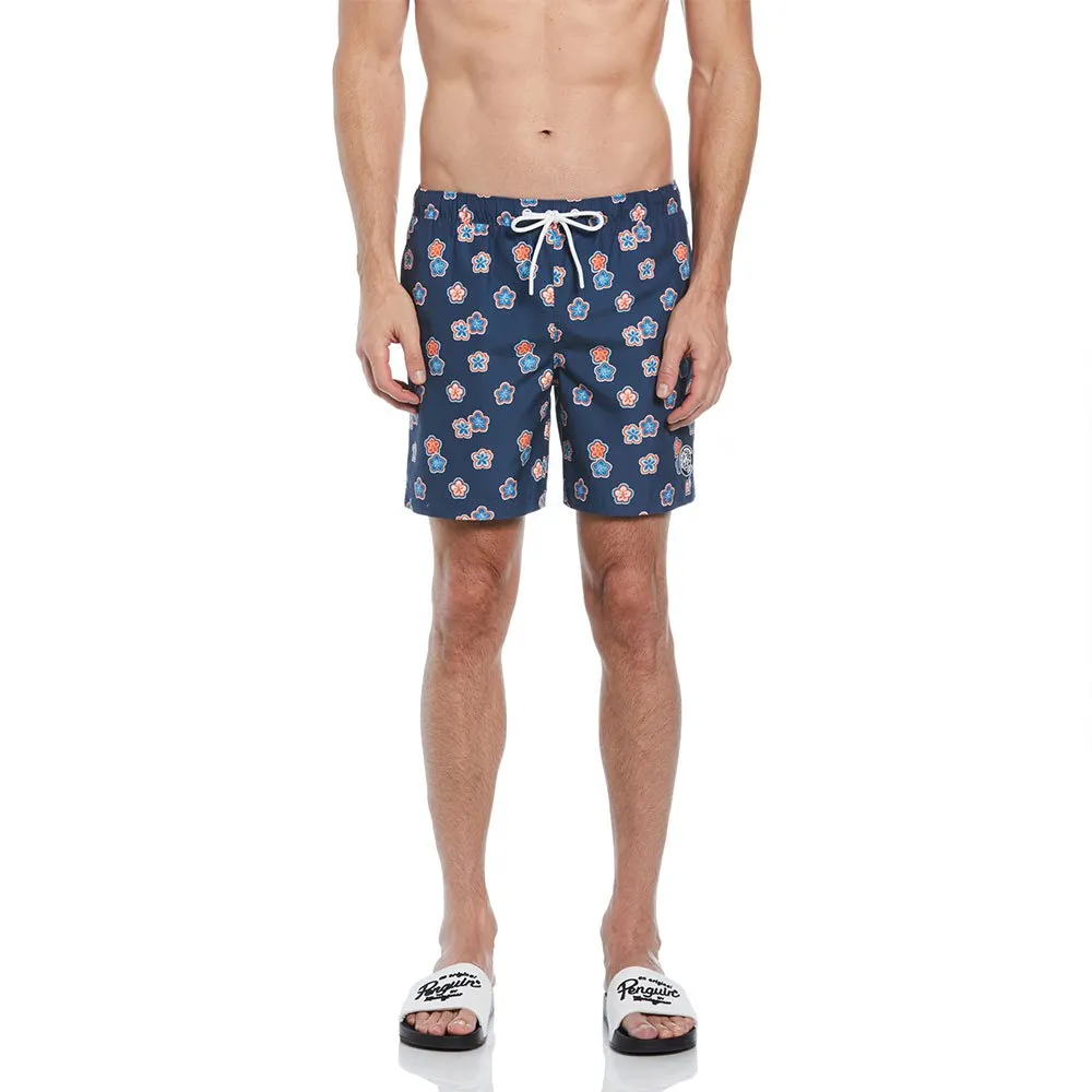 

Плавки Original Penguin Recycled Polyester Hibiscus, разноцветный