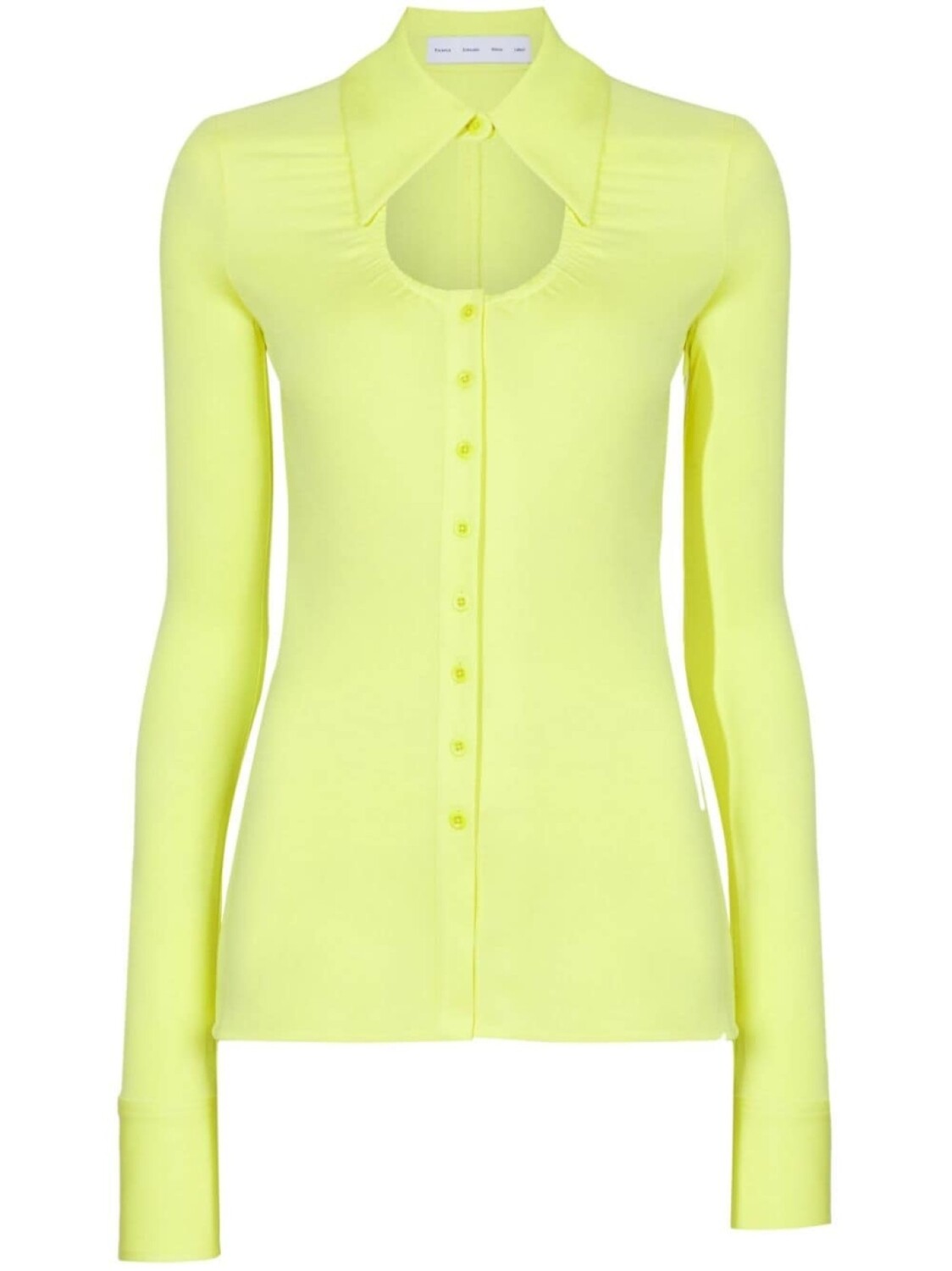 

Proenza Schouler White Label топ с вырезом, зеленый