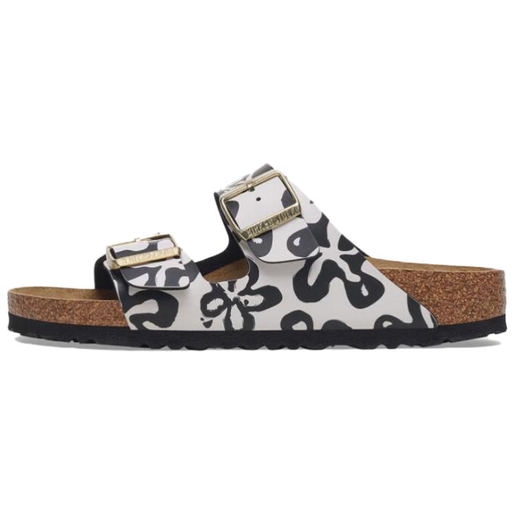 Birkenstock Тапочки-слайды из ЭВА, устойчивые к истиранию, женские, узкие, черно-белые
