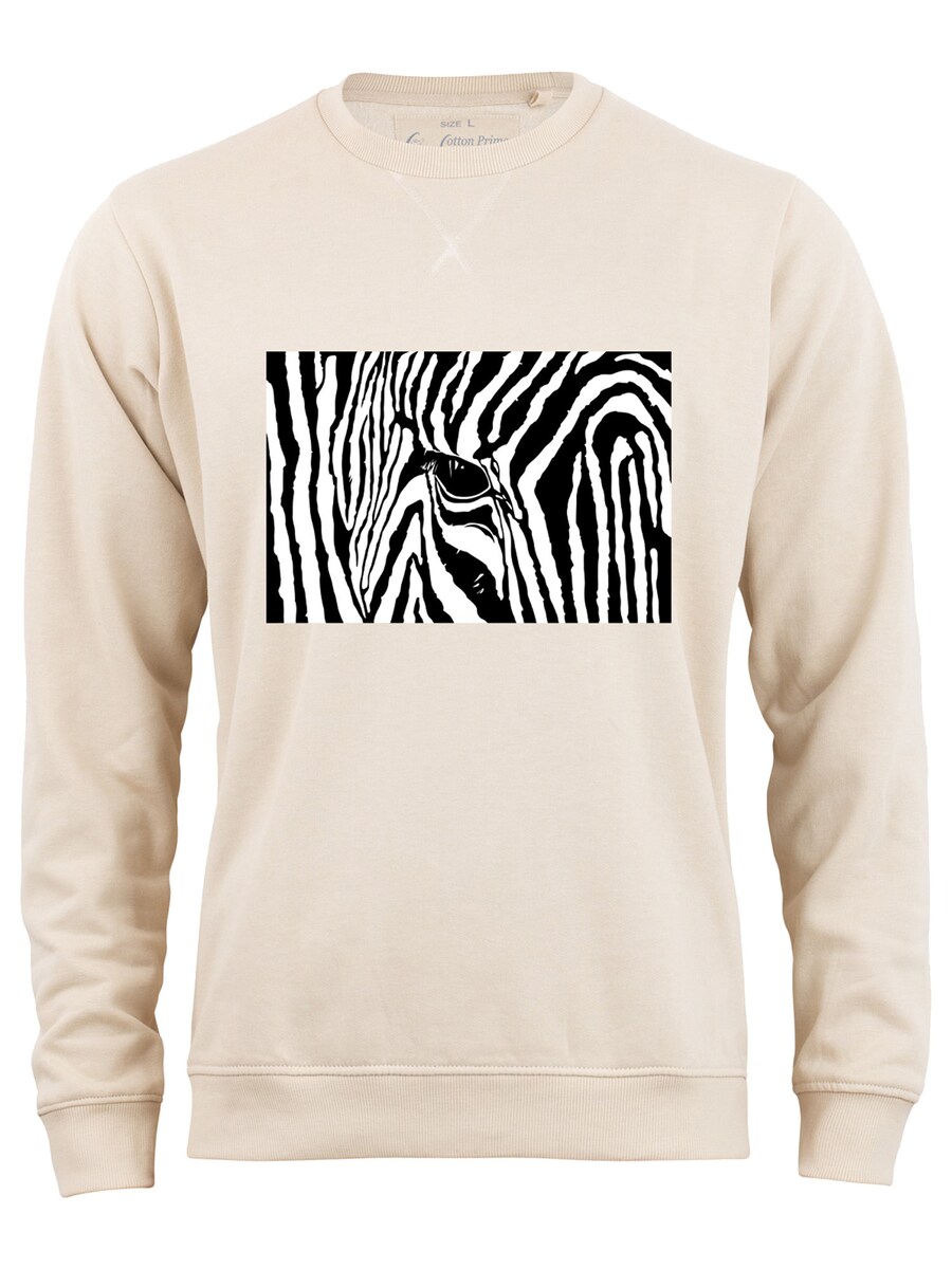 

Толстовка Cotton Prime Black & White Zebra Eye, бежевый