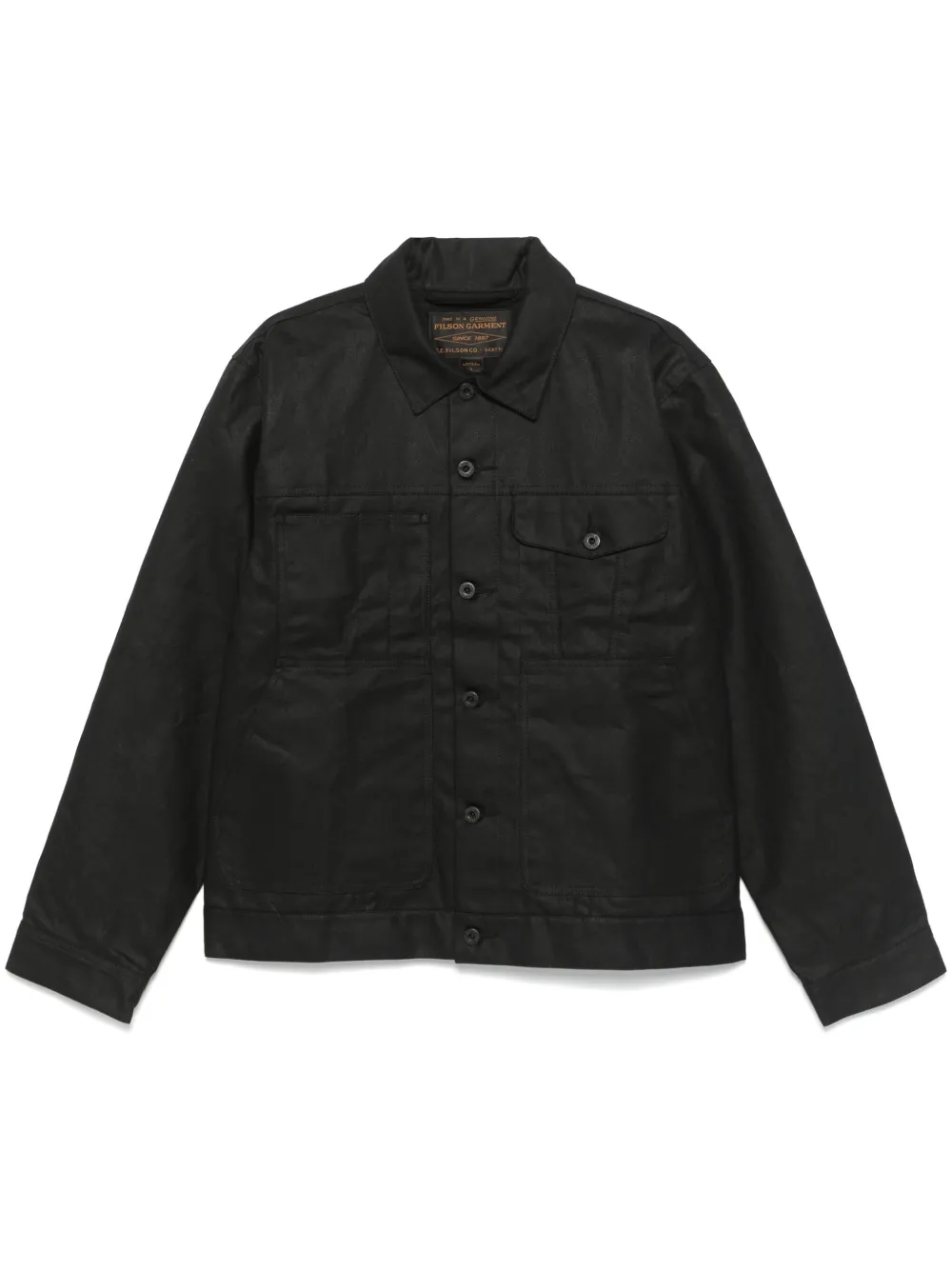 

Вощеная куртка-рубашка Filson, черный