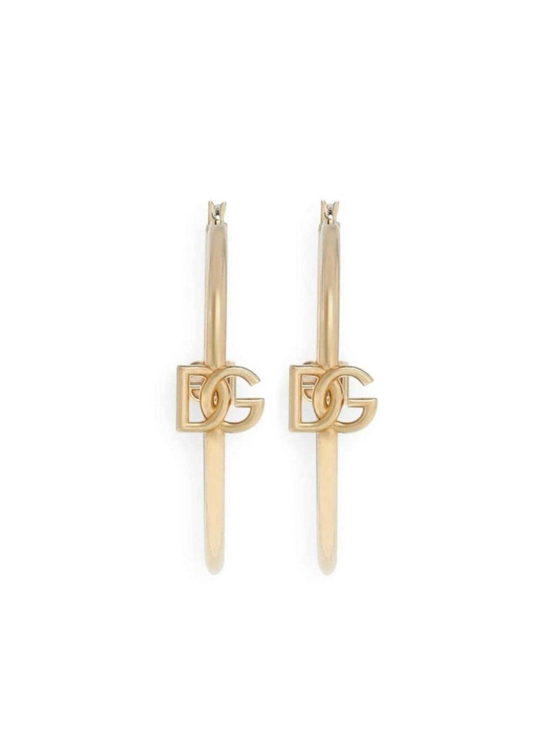 

Серьги-кольца с логотипом DG Dolce & Gabbana, золотой