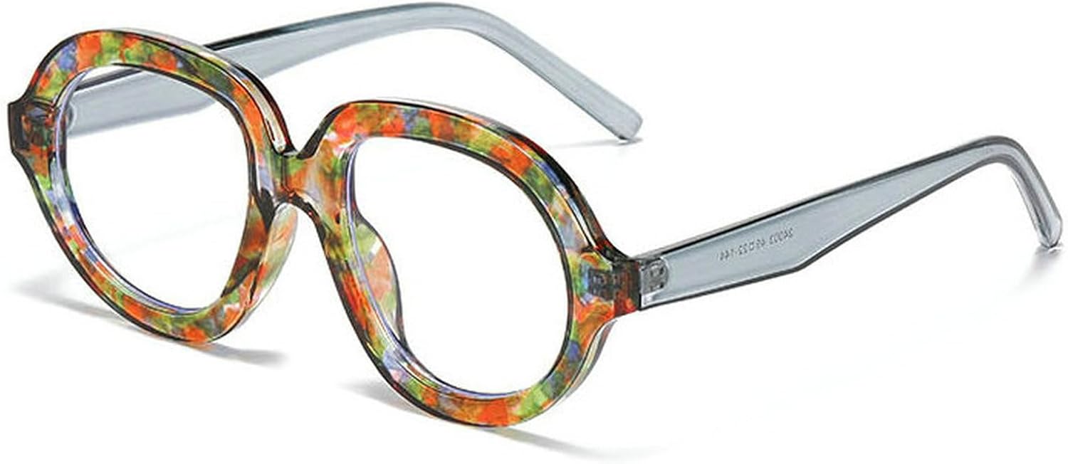 

Солнцезащитные очки COTIA 2025 в уникальном овальном стиле для женщин и мужчин, ретро, ​​с маленькой круглой оправой, модные, для активного отдыха, милые, декоративные, Flower Clear