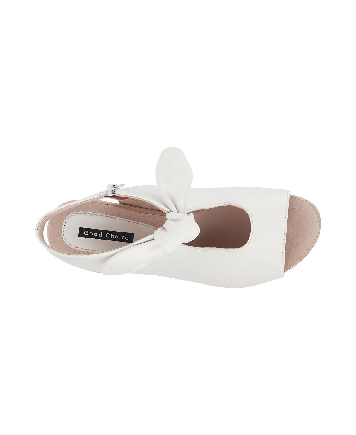 Женские босоножки на каблуке Kimora GC Shoes, белый — фото 3