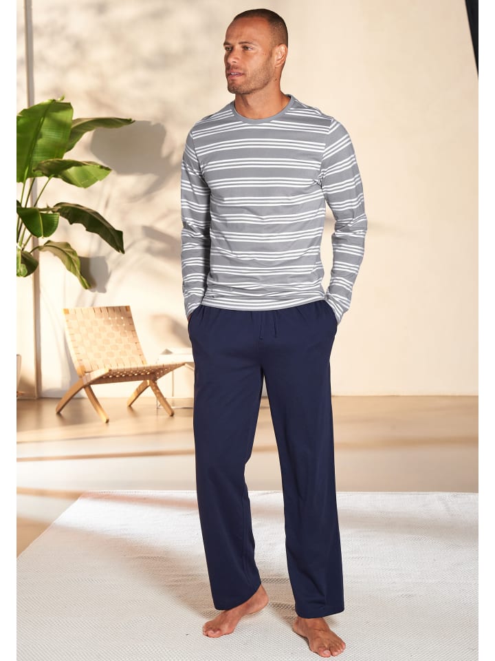 

Пижама AUTHENTIC LE JOGGER, цвет rot-navy/grau-navy