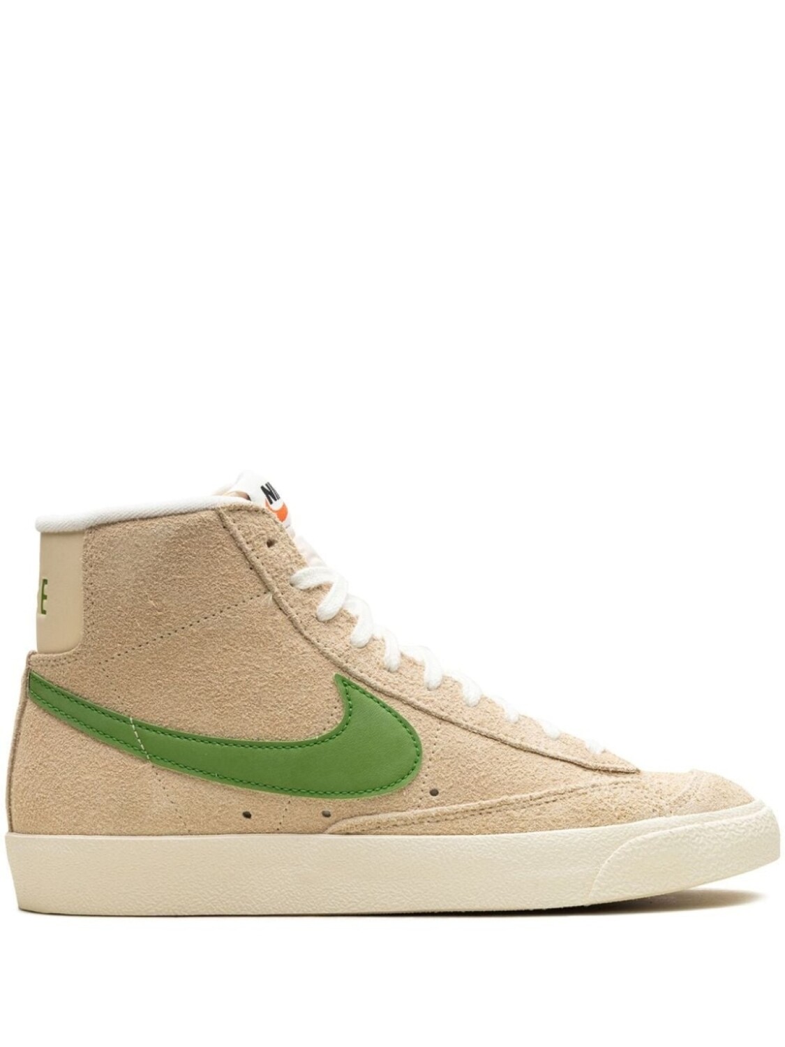 

Кеды Blazer Mid '77 Vintage Muslin Chlorophyl Nike, нейтральный цвет