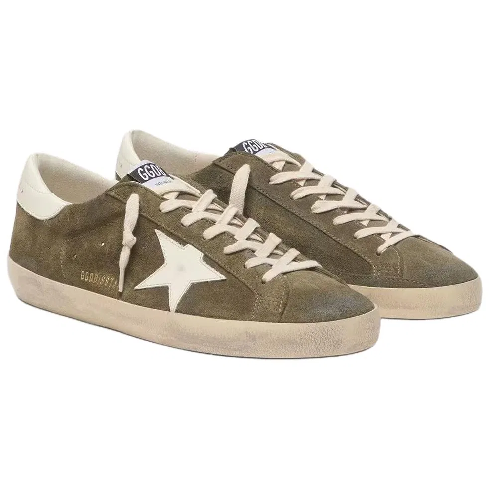 Кроссовки низкие Golden Goose Olive Green — фото 4