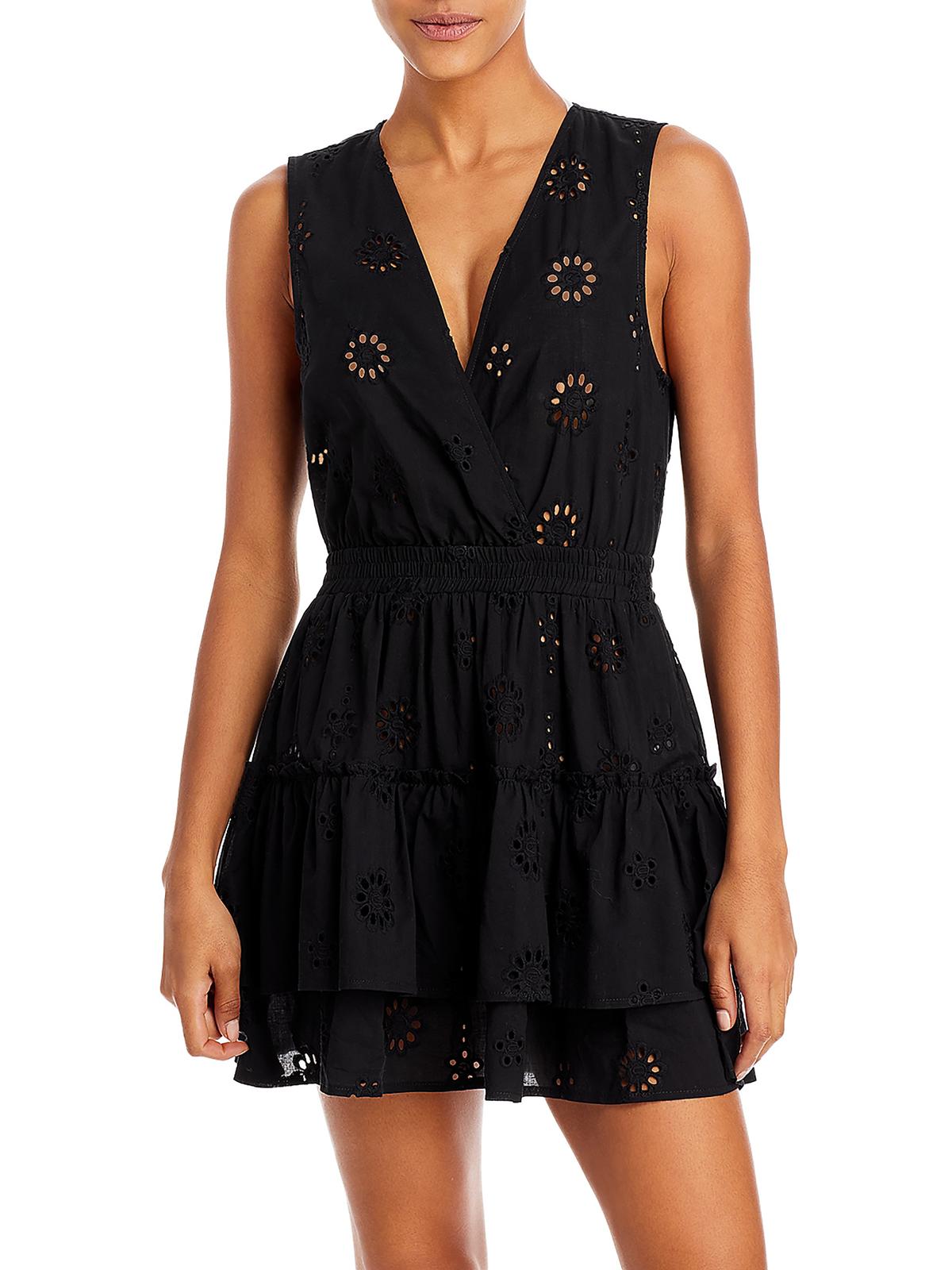 

Женское хлопковое платье-накидка Aqua Swim, черный