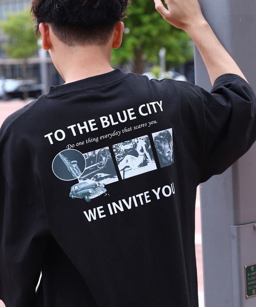 

Футболка с коротким рукавом, оверсайз, с фотопринтом ZIP FIVE, черный