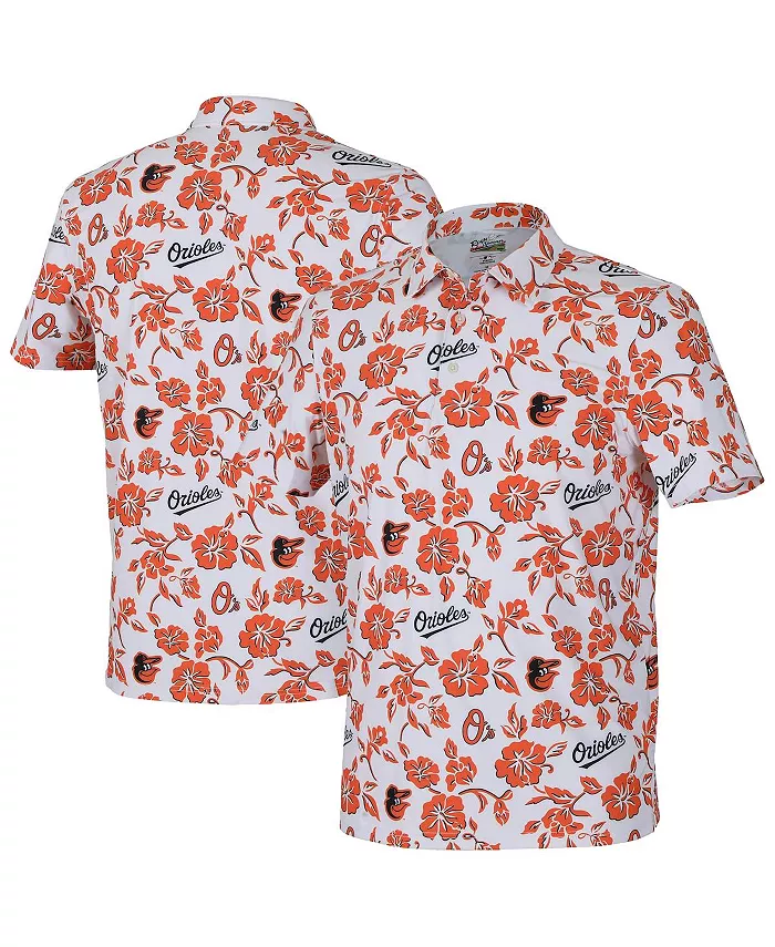 

Мужская белая поло PUA Performance Baltimore Orioles Reyn Spooner