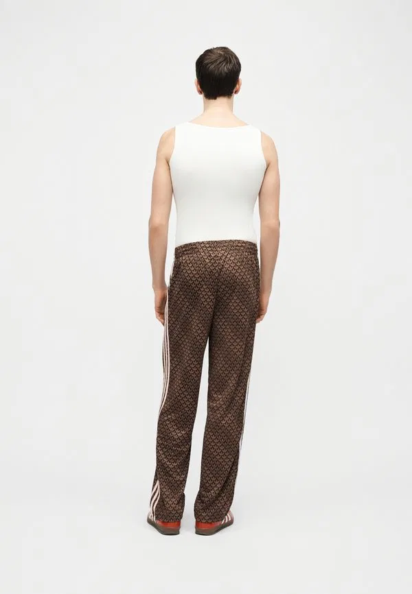 Спортивные штаны с монограммой firebird Adidas Originals, Aurora Coffee/Earth Strata/Sandy Pink — фото 4