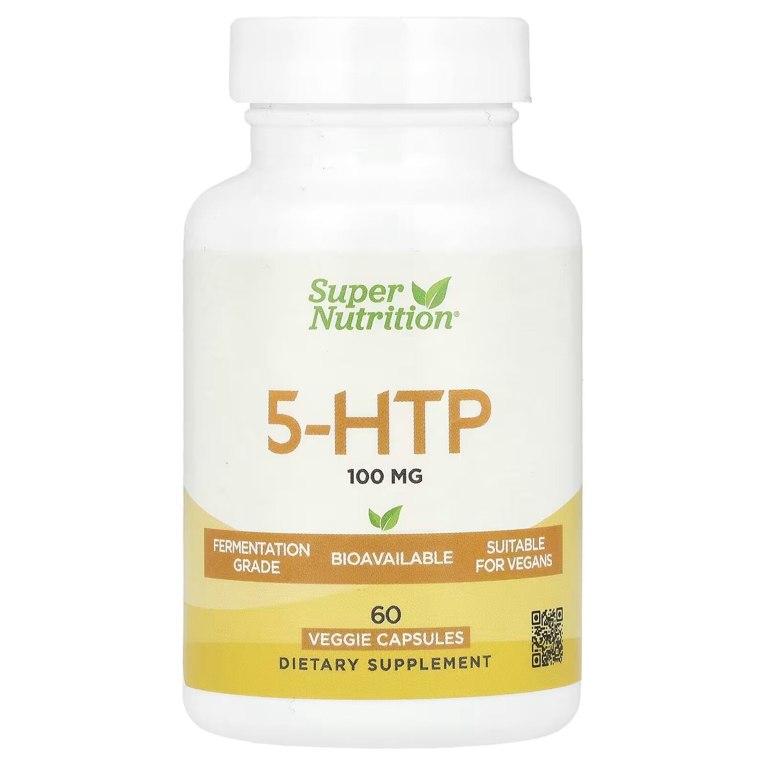 

5-HTP, 100 мг, 60 растительных капсул Super Nutrition