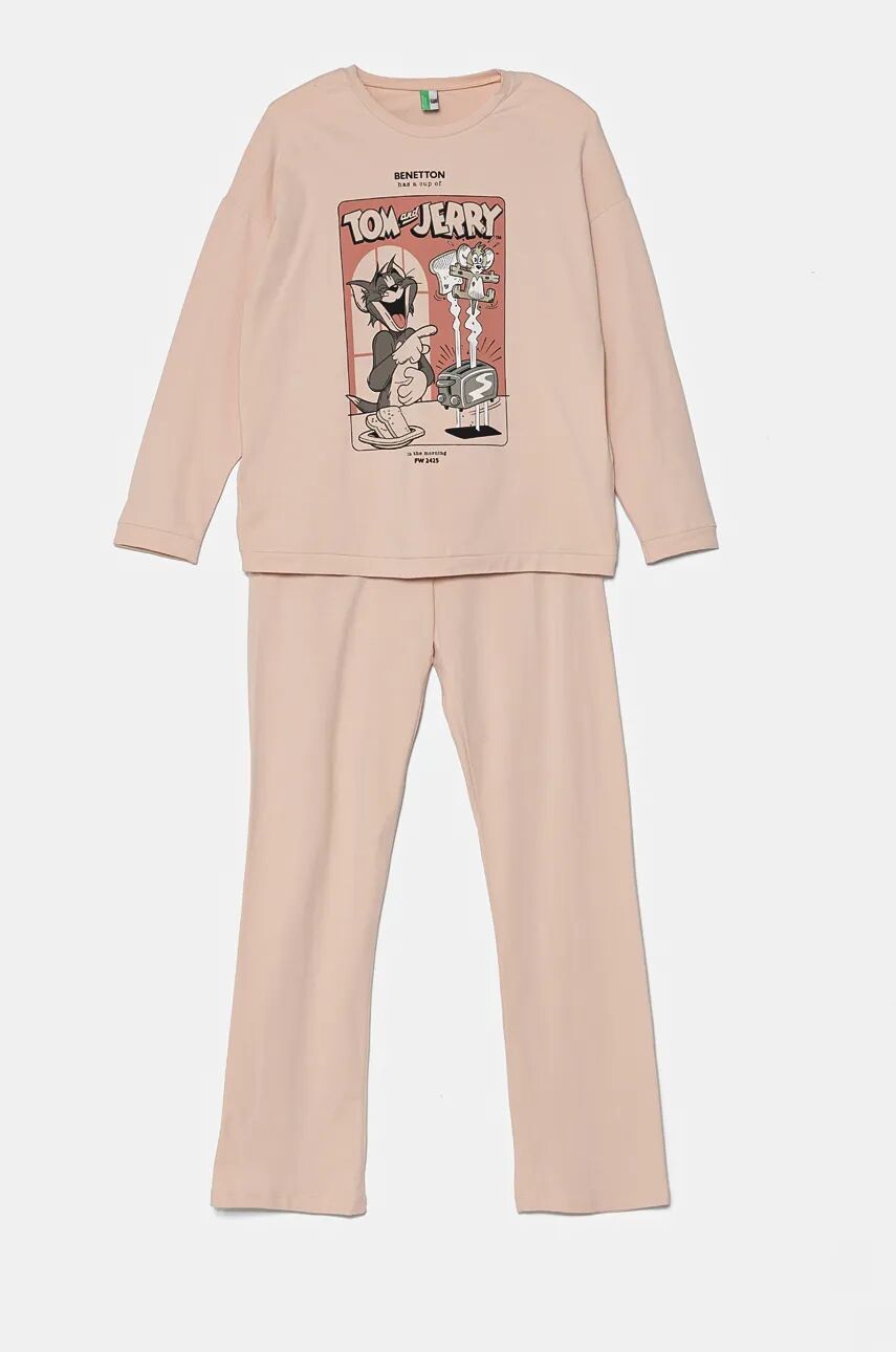 

Пижамы для мальчиков United Colors of Benetton, розовый