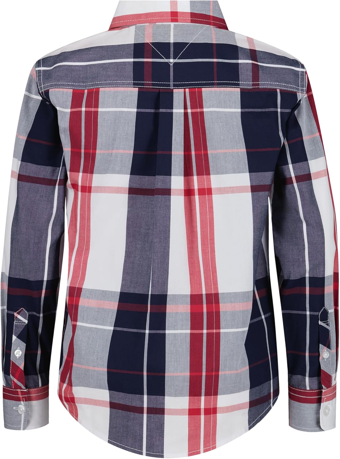 Рубашка Tommy Hilfiger для мальчиков с длинным рукавом, легкая и дышащая., Fresh Oversized Plaid — фото 2