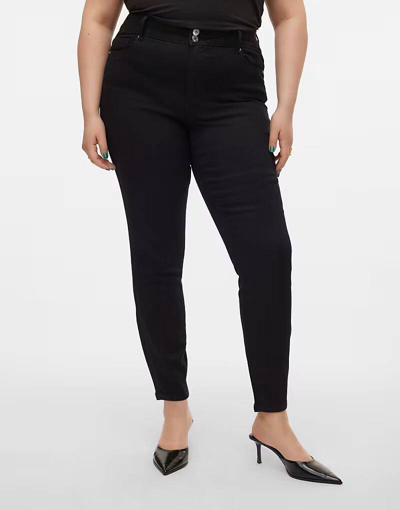

Джинсы Vero Moda Curve Skinny fit черного цвета