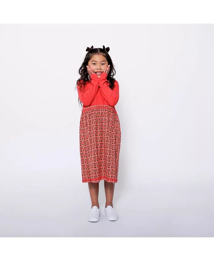 

Платье с оборками для девочек Mixed Up Clothing, красный
