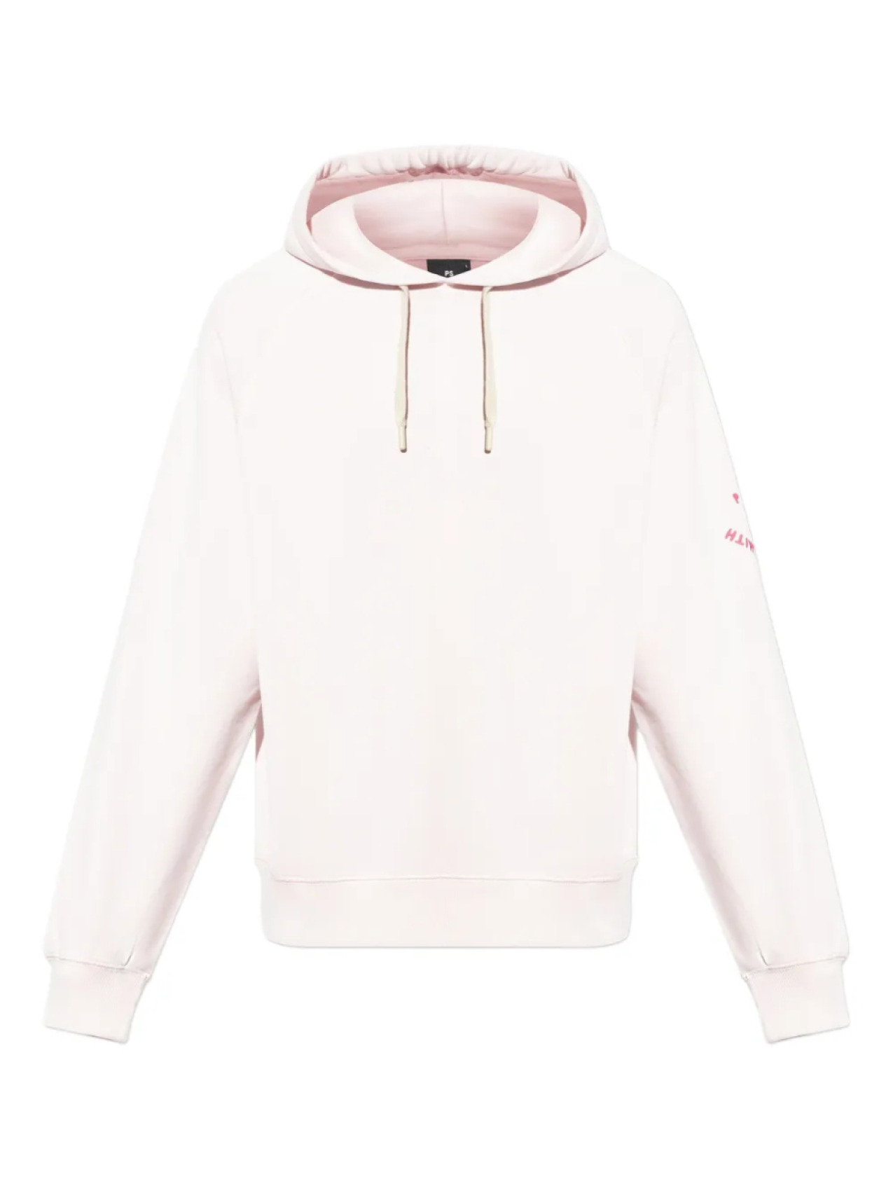 

Толстовка с капюшоном из хлопка PS Paul Smith, розовый