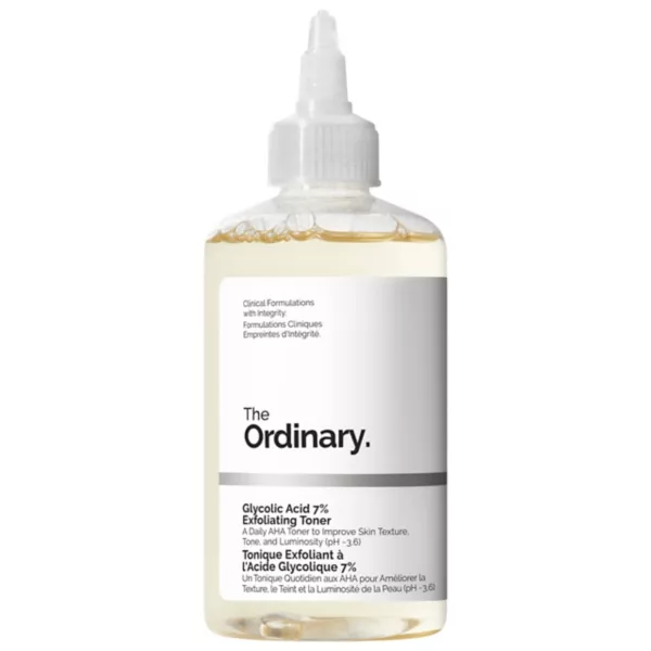 

Мини-Отшелушивающий тоник с гликолевой кислотой 7% The Ordinary, объем 227 мл
