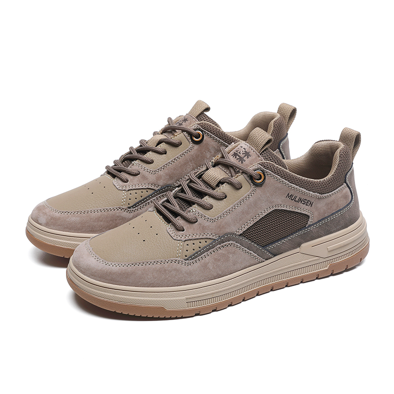 

Нескользящие износостойкие низкие мужские кроссовки Mulinsen, Khaki