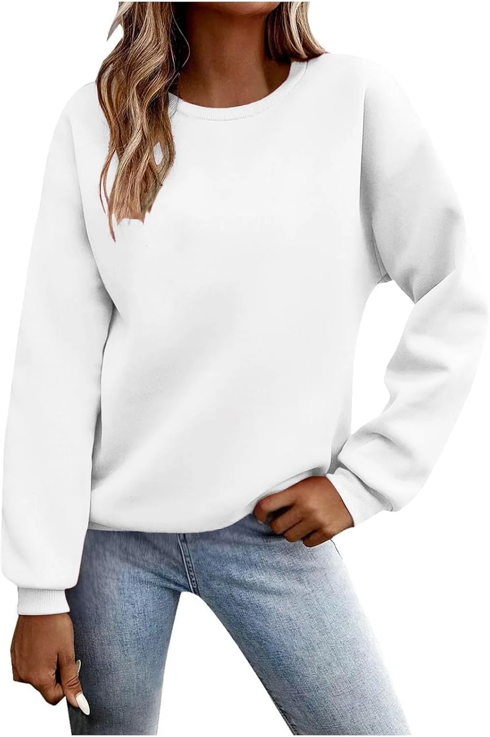 

Женский оверсайз свитшот с длинным рукавом