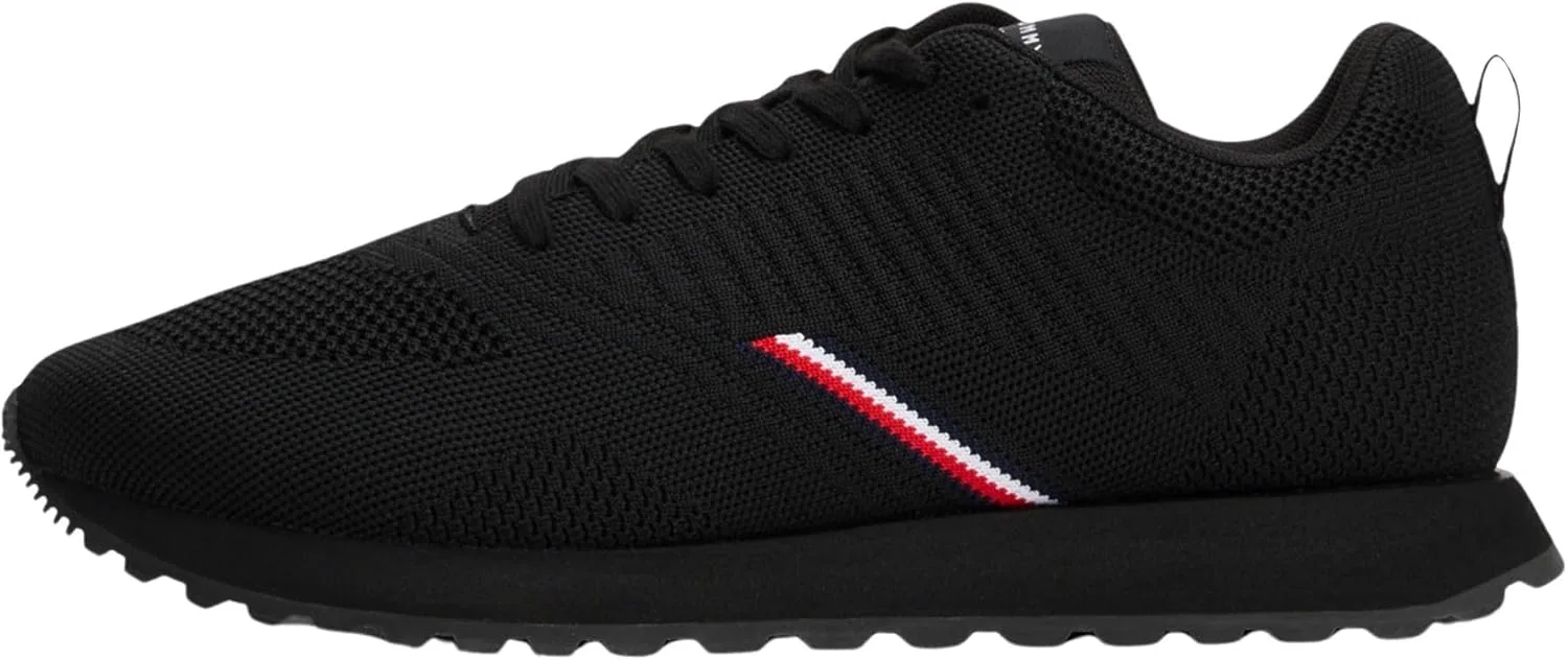 Мужские низкие кроссовки Tommy Hilfiger New Runner Eva Corpo Knit Fm0fm05648, Black
