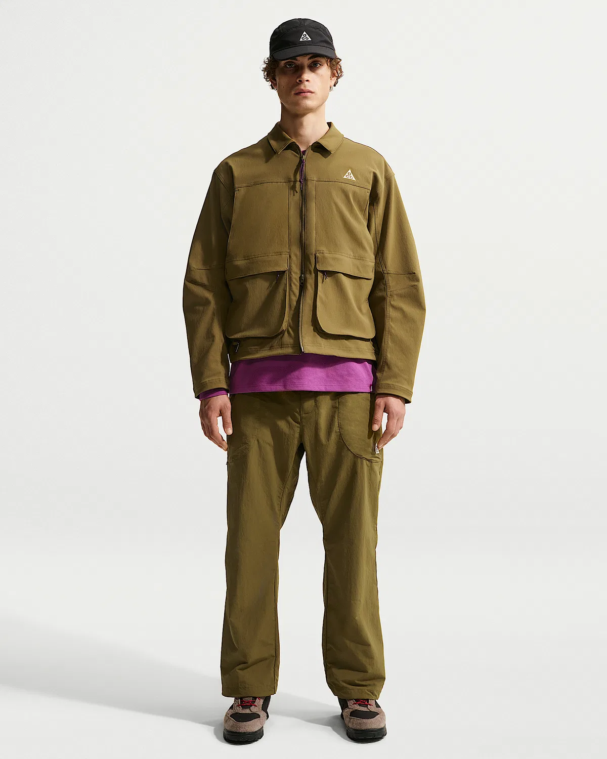 Мужская УФ-куртка Nike ACG "Smith Summit", Olive Flak/Anthracite/Summit White — фото 4