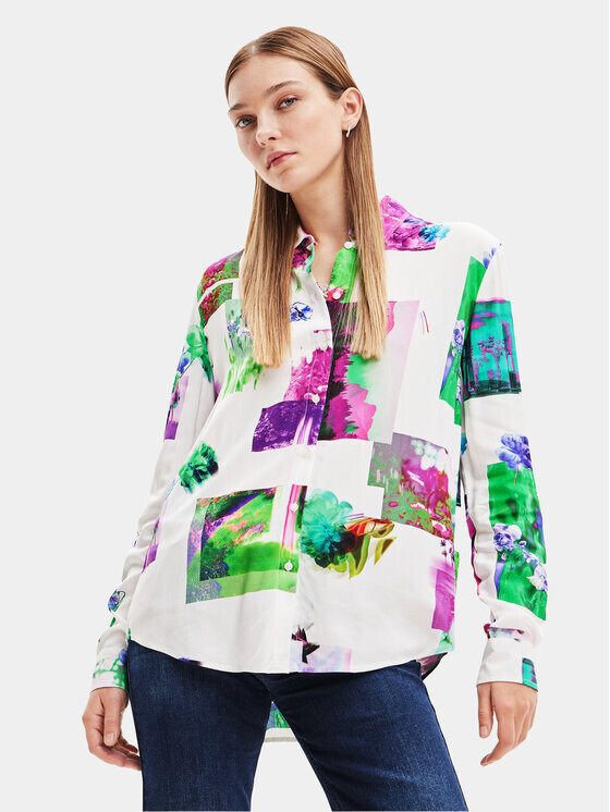 

Рубашка стандартного кроя Desigual, белый