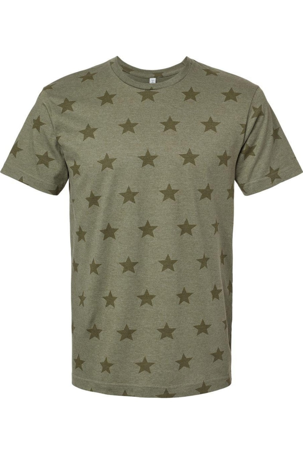 

Футболка с принтом звезд Code Five, цвет military green star