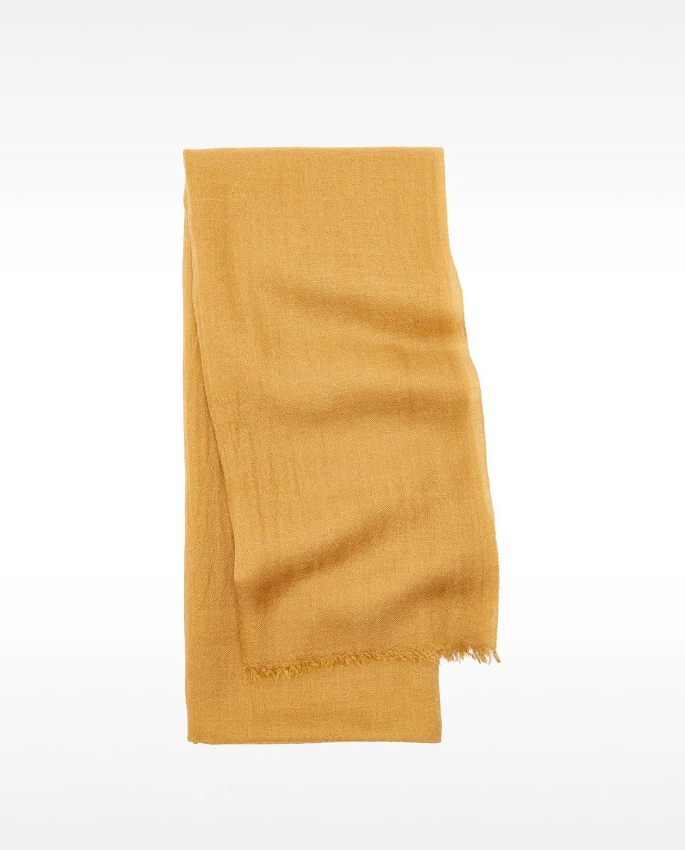 

Платок с отделкой в рубчик Parfois, оранжевый