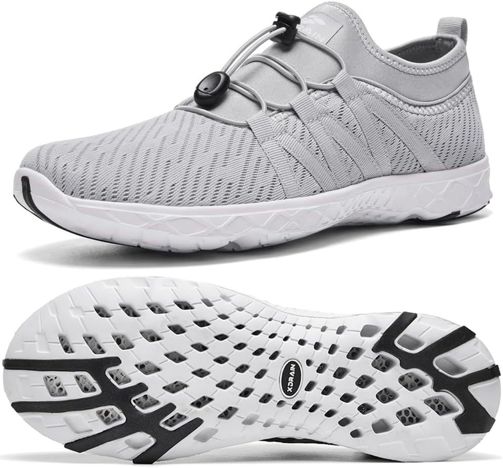 

Мужские водные слипоны ALEADER с сетчатой верхней частью, светло-серый