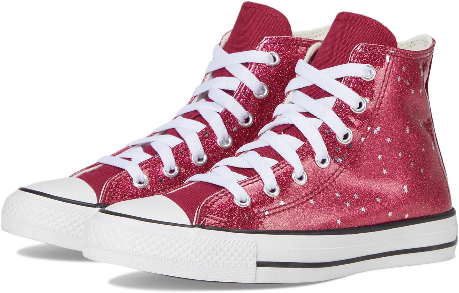 

Кроссовки Converse Kids Chuck Taylor All Star Glitter, цвет Sporty Berry/White/Egret